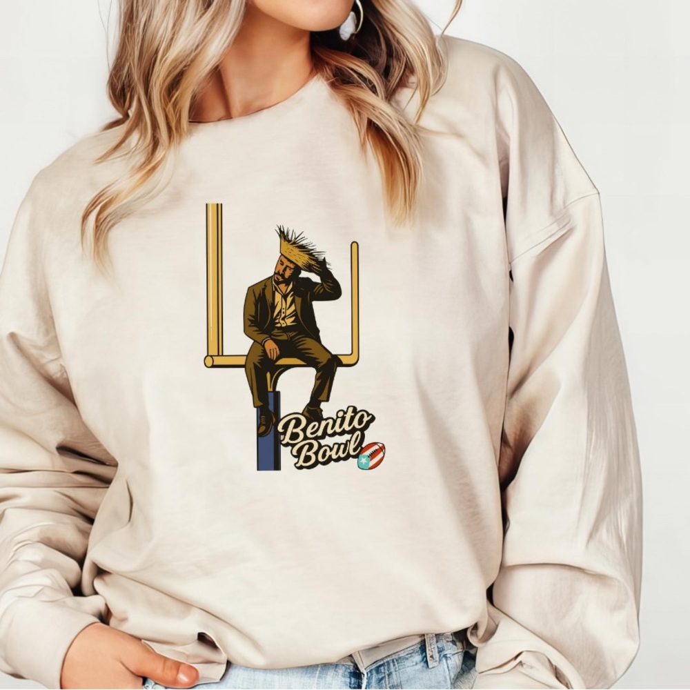 Gildan Cream Crew Neck Sweater